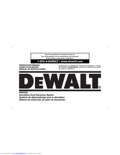 DeWalt DWH052 Instruction Manual