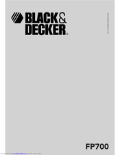 Black & Decker FP700 User Manual