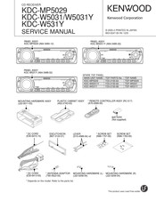 Kenwood KDC-W5031 Service Manual