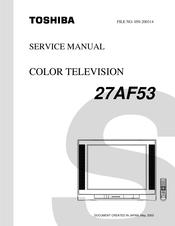 Toshiba 27AF53 Service Manual