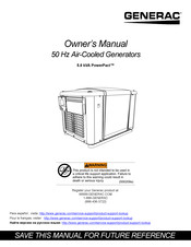 Generac Power Systems 5.6 kVA PowerPact Owner's Manual