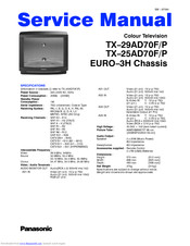 Panasonic TX-29AD70F Service Manual