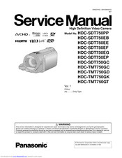 Panasonic HDC-SDT750EF Service Manual