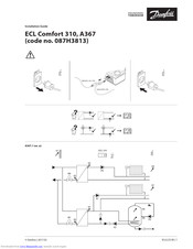 Danfoss ECL Comfort 310, A367 Installation Manual