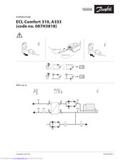 Danfoss ECL Comfort 310, A333 Installation Manual