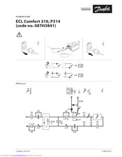 Danfoss ECL Comfort 310, P314 Installation Manual