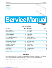 Haier L42A9 Service Manual