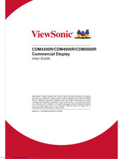 ViewSonic CDM5500R User Manual