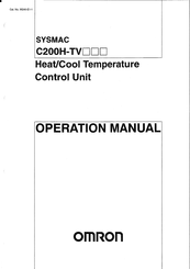 Omron C200H-TV Series Operation Manual