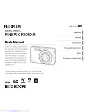 FujiFilm FINEPIX F80EXR Basic Manual