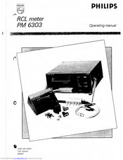 Philips PM 6303 Operating Manual