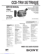 Sony Handycam CCD-TR913E Service Manual