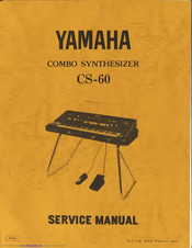 Yamaha CS-60 Service Manual