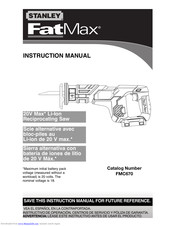 Stanley FMC670 Instruction Manual