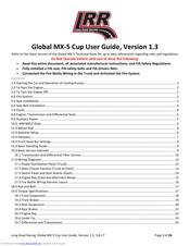 Mazda Global MX-5 Cup User Manual