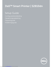 Dell S2810dn Setup Manual