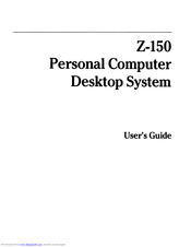 Zenith Z-150 User Manual