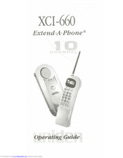 Uniden XCI-600 Operating Manual