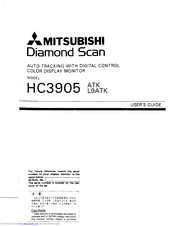 Mitsubishi Diamond Scan HC3905 L9ATK User Manual