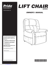 Pride Mobility LIFT CHAIR Series Owner's Manual