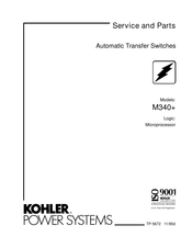 Kohler M340+ Service And Parts Manual