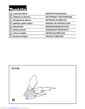 Makita PC1100 Instruction Manual