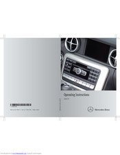 Mercedes-Benz Audio 20 Operating Instructions Manual
