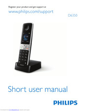 Philips D6350 Short User Manual