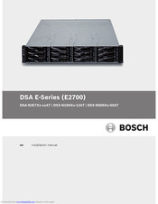 Bosch DSA-N2E7Xx-xxAT Installation Manual