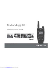 Midland 445 BT Instruction Manual