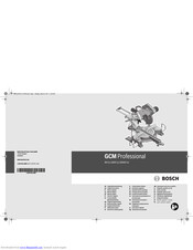 Bosch GCM Professional 800 SJ Original Instructions Manual