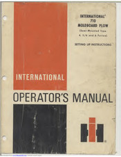 International 710 Operator's Manual