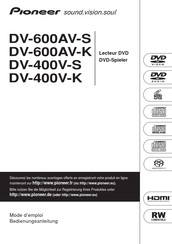 Pioneer DV-400V-K Operating Instructions Manual