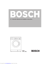 Bosch MAXX WFL 226L Instruction Manual And Installation Instructions