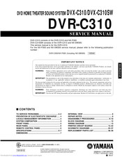 Yamaha DVX-C310SW Service Manual