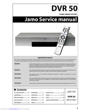 JAMO DVR 50 Service Manual