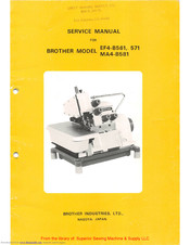 Brother MA4-B581 Service Manual