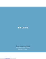 Belkin F8T016 Quick Installation Manual