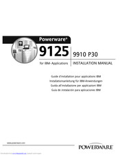 Powerware 9125 Installation Manual