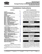 Carrier WeatherExpert 48N7 Installation Instructions Manual