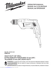 Milwaukee 0240-20 Operator's Manual