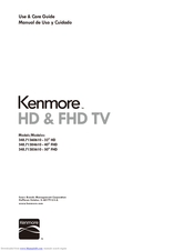 Kenmore 348.71360610 Use & Care Manual