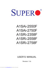 Supero A1SRi-2358F User Manual