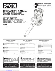 Ryobi P755 Operator's Manual
