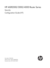 HP MSR3000 Series Configuration Manual
