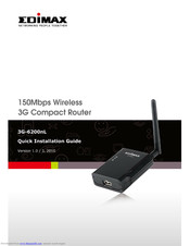 Edimax 3G-6200nL Quick Installation Manual