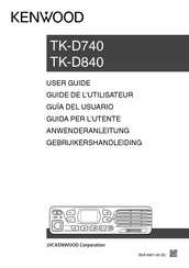 Kenwood TK-D840 User Manual
