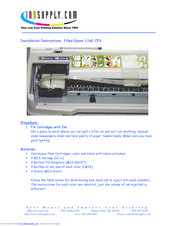 Epson 1160 CFS Installation Instructions Manual