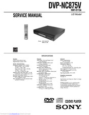 Sony RMT-D173A Service Manual