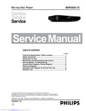 Philips BDP2930 /12 Service Manual